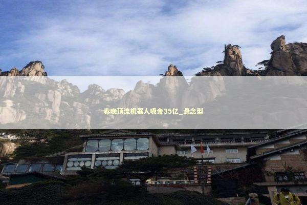 春晚顶流机器人吸金35亿_悬念型