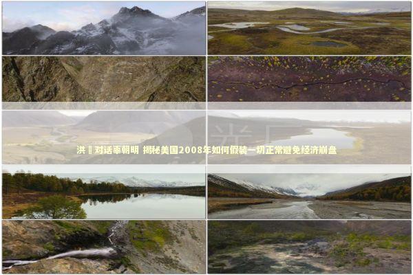 洪灝对话辜朝明 揭秘美国2008年如何假装一切正常避免经济崩盘