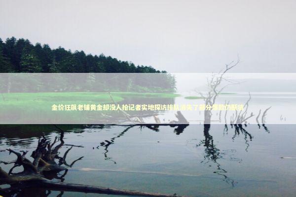 金价狂飙老铺黄金却没人抢记者实地探访排队消失了部分爆款仍断货