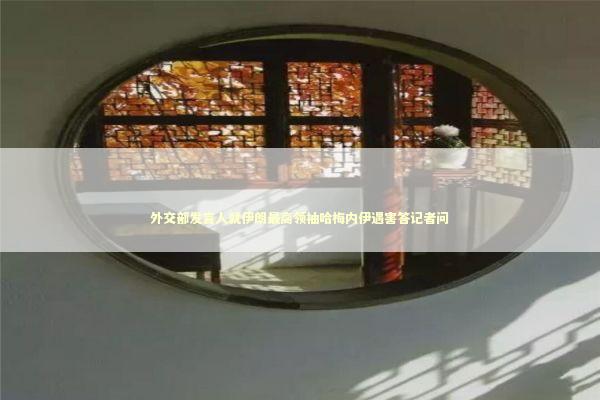 外交部发言人就伊朗最高领袖哈梅内伊遇害答记者问