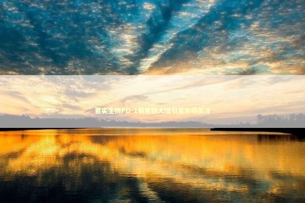 君实生物PD-1销售额大增引发市场关注