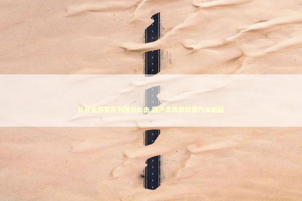 比亚迪仰望系列强势出击 国产高端新能源汽车崛起