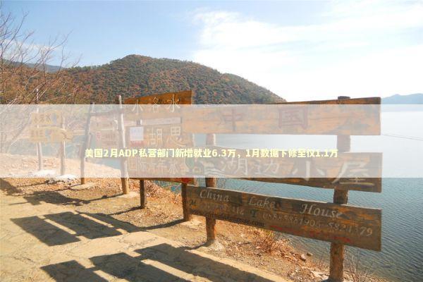 美国2月ADP私营部门新增就业6.3万，1月数据下修至仅1.1万