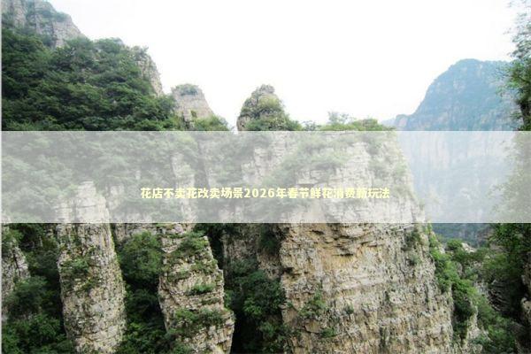 花店不卖花改卖场景2026年春节鲜花消费新玩法